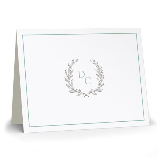 Provencial Garland Folded Note Cards